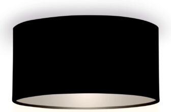 Smartwares Deckenleuchte – Textilschirm in 20 cm Ø